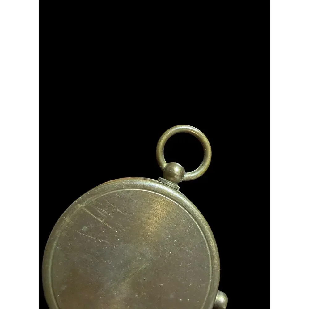 Antique German Brass Pocket Compass Maritime Nautical 